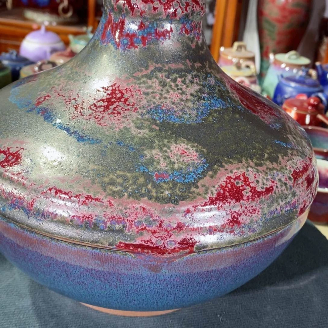 摆件砰*砰神垕镇原产地钧瓷！