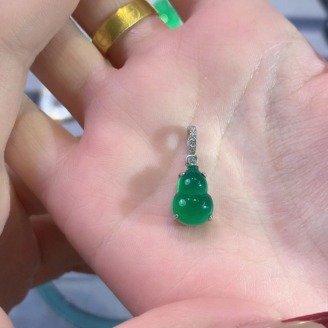 玛瑙/玉髓颈饰银S925镶嵌得**笑