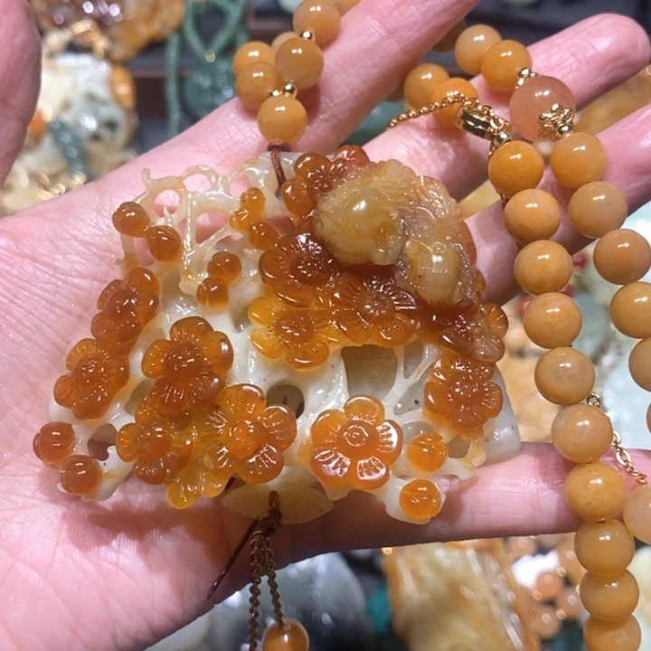 岫玉毛衣链未镶嵌