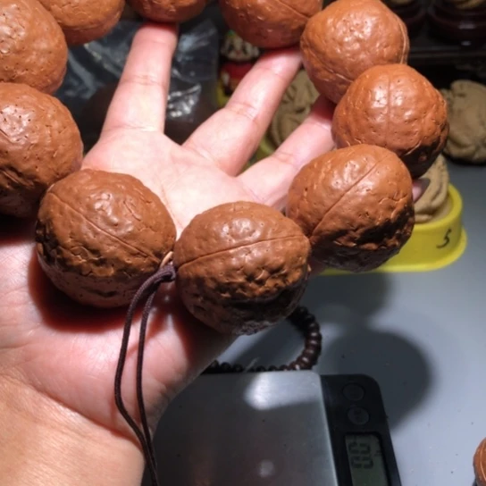 墨***尘吊坠橄榄核三瓣金刚手持