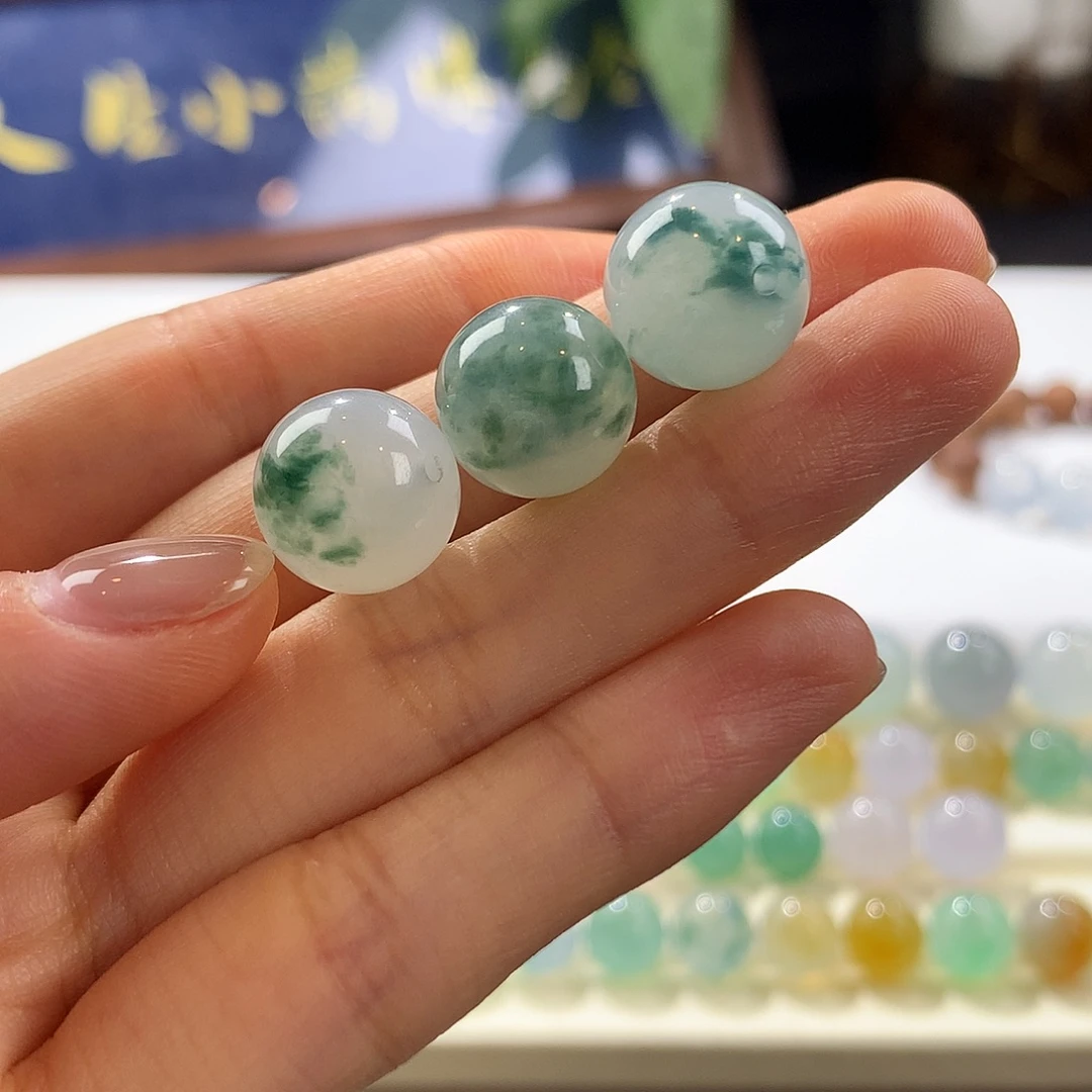 翡翠散珠翡翠珠子