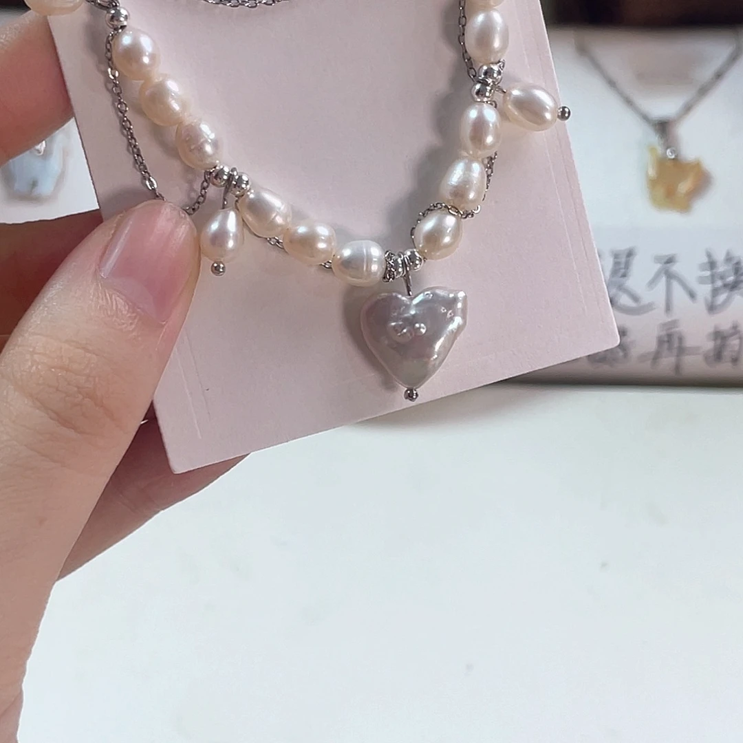 未镶嵌淡水珍珠耳饰