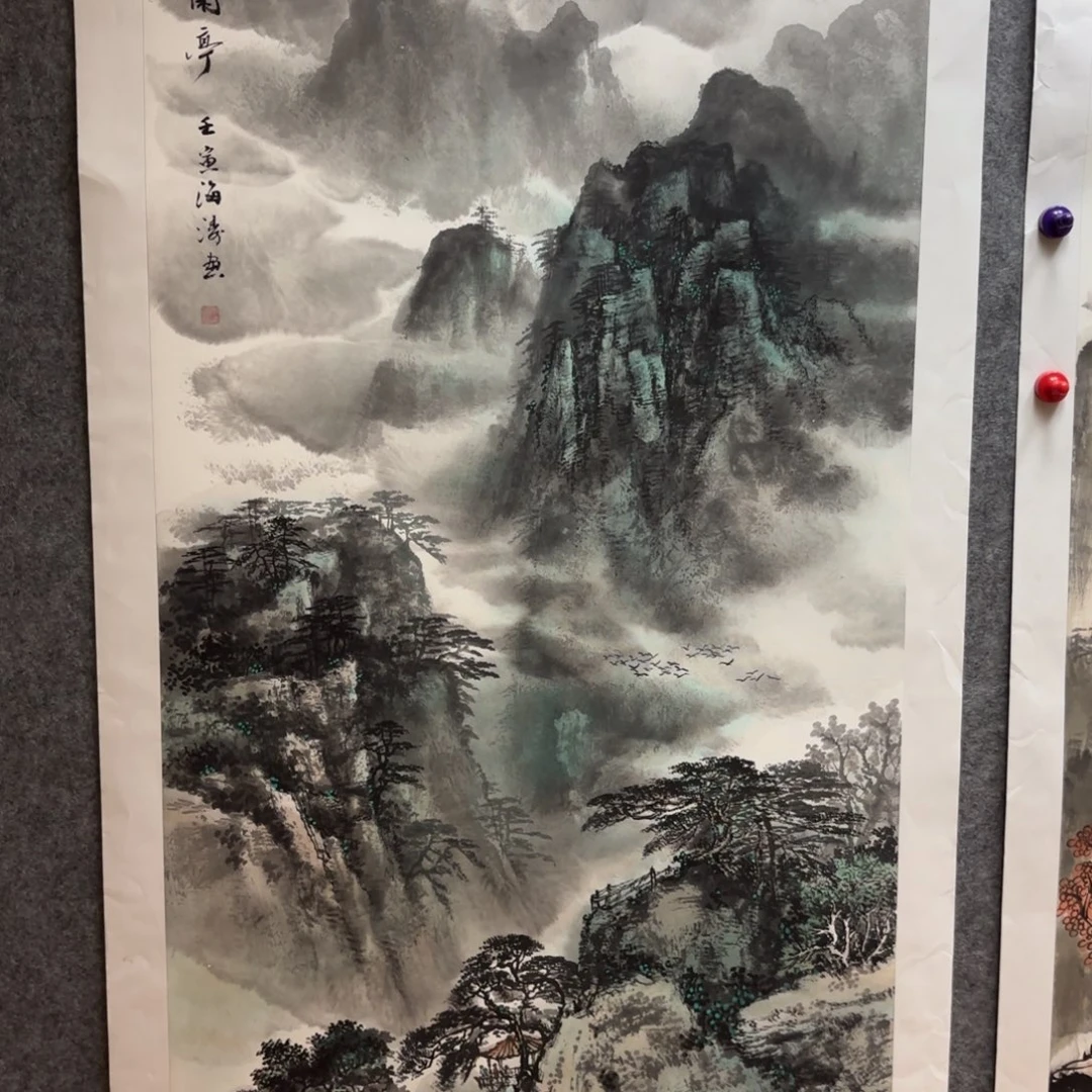 国画国画作品李海涛山水花鸟精品