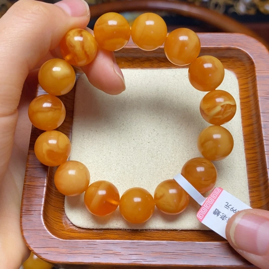 【闪购商品】蜜蜡手链未镶嵌手串