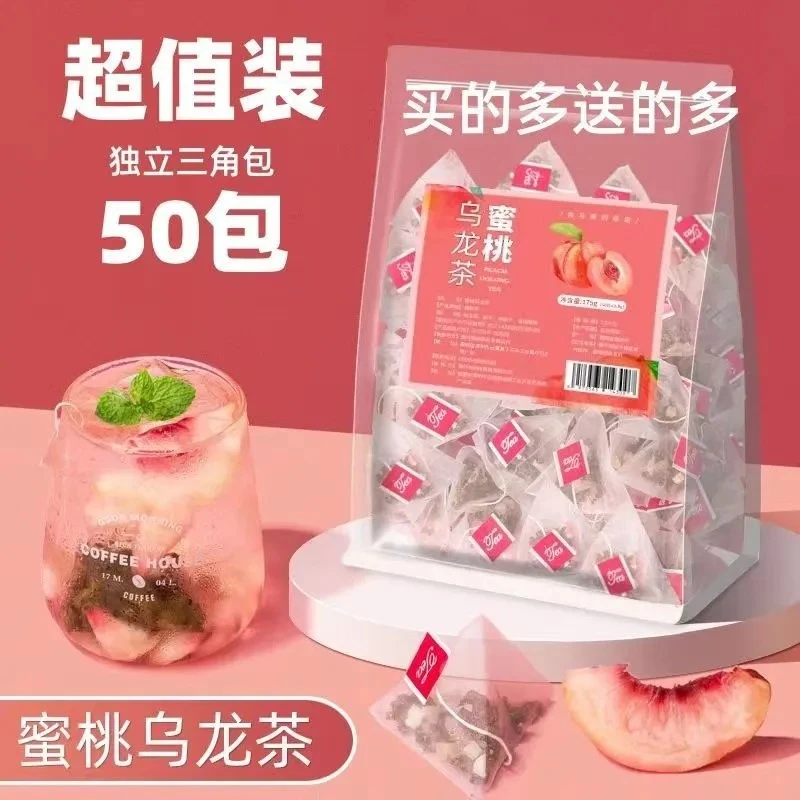 蜜桃白桃乌龙茶包茶叶冷泡茶冻干冲饮花茶水果茶养生茶泡水冲泡