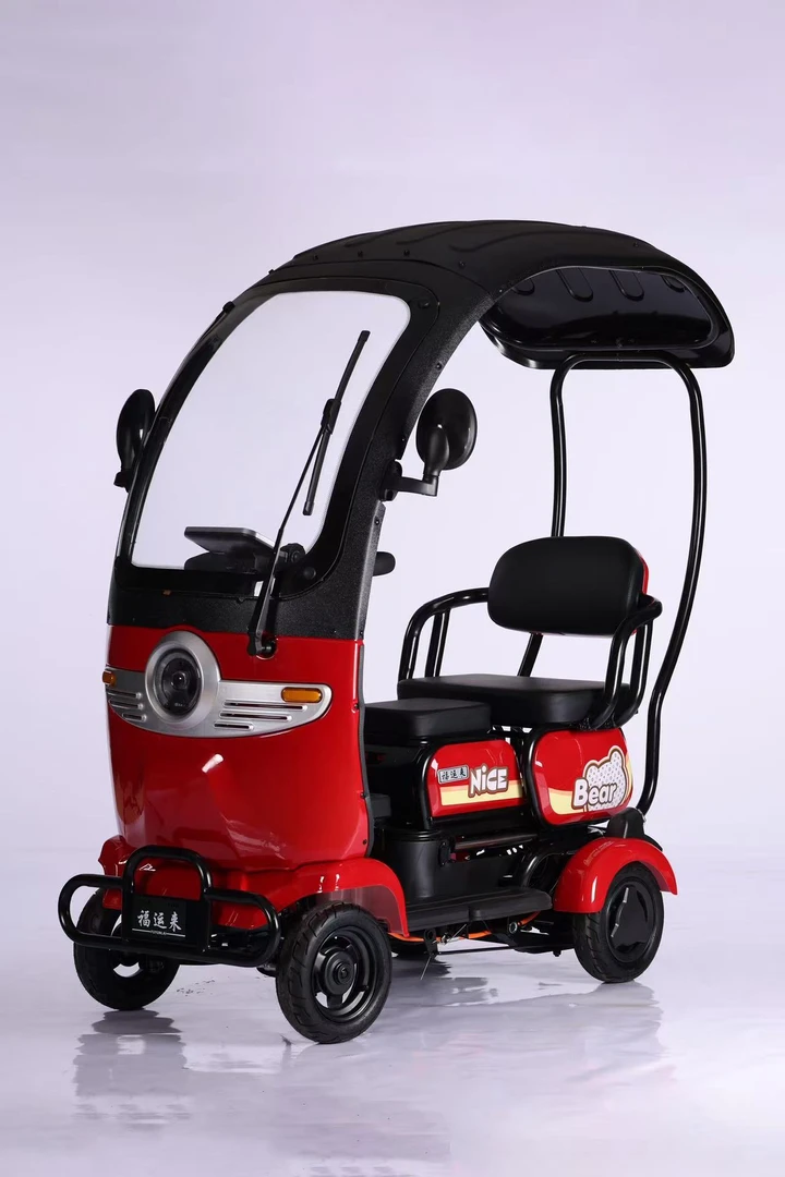 新款一体棚适合老年人代步通勤接送孩子使用铅酸锂电