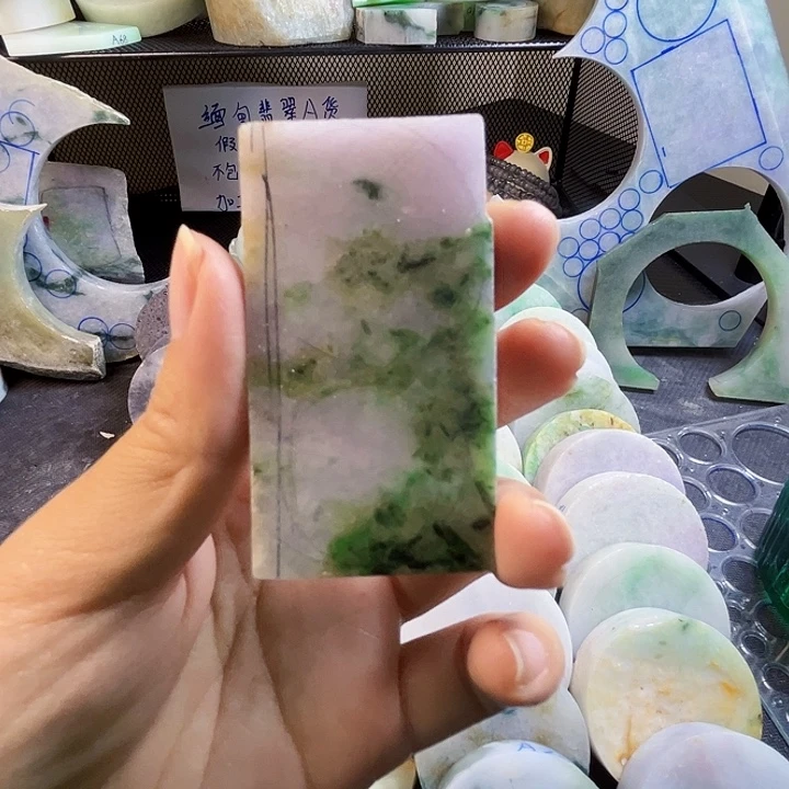 翡翠裸石缅甸翡翠