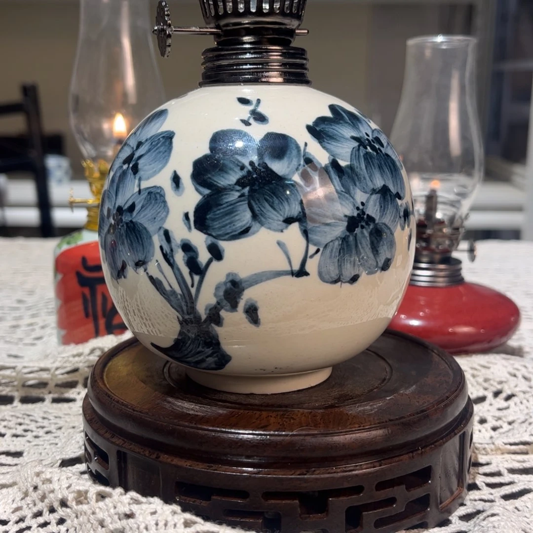 摆件景德镇陶瓷香薰灯