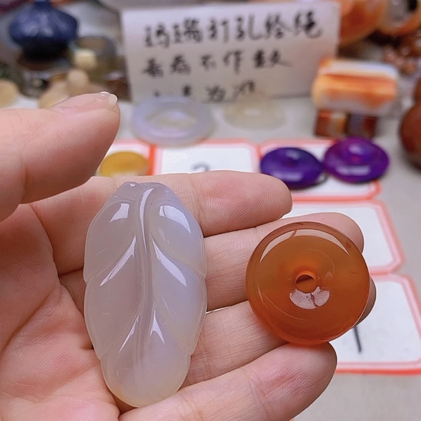 【闪购商品】未镶嵌玛瑙/玉髓珠宝半成品魏*珍