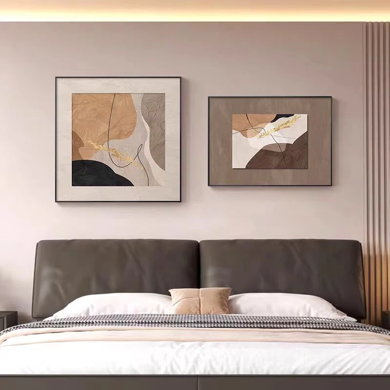 TREES/原森小屋卧室床头装饰画餐厅高级感二联组合主卧房间挂画