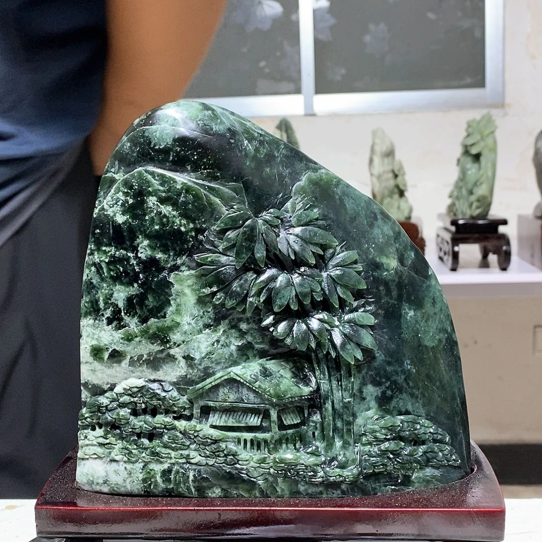 平***玉玉未镶嵌居家摆件