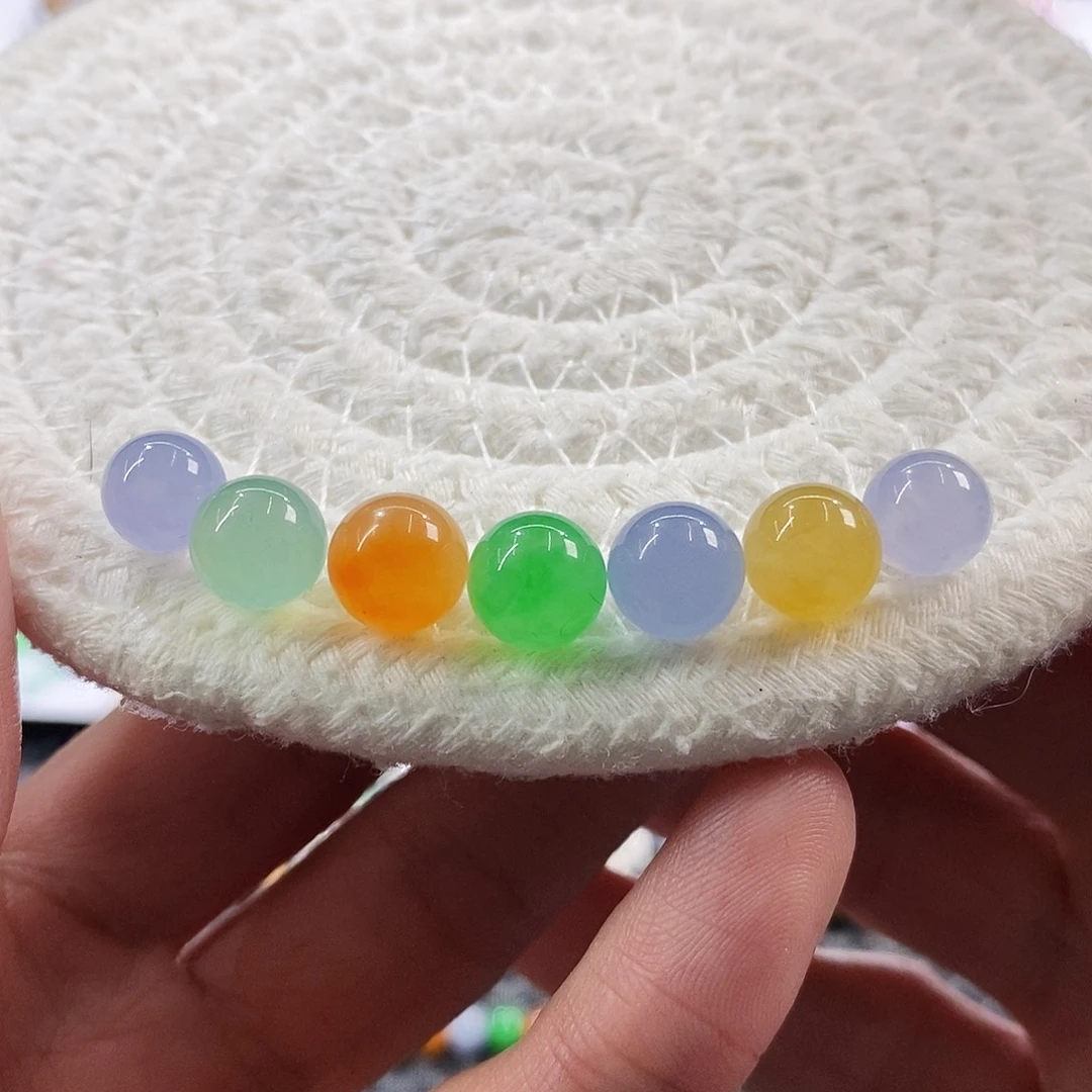 裸石翡翠一手冰浓彩（可拆，每个不同价）