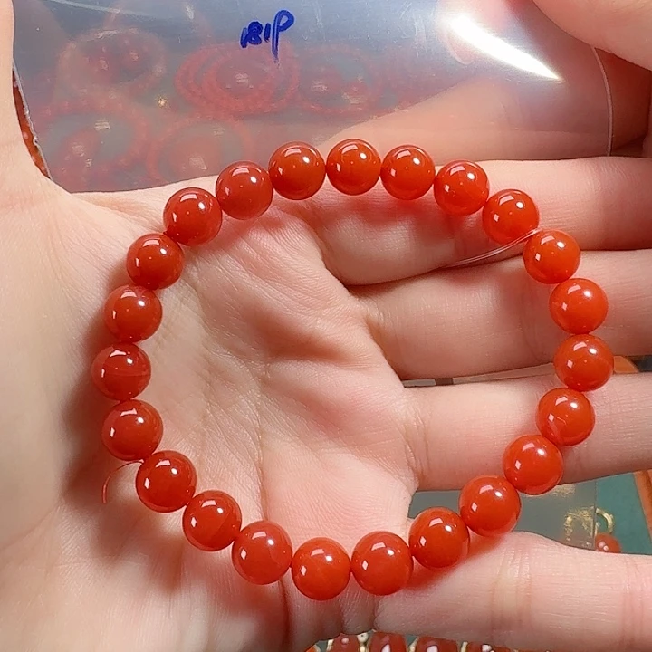 南红玛瑙未镶嵌8+单圈