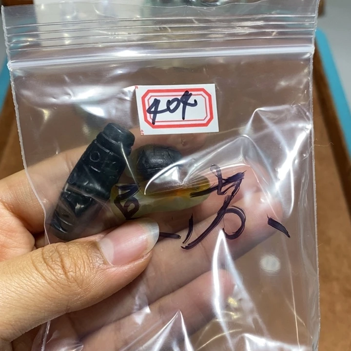 蛇纹石玉颈饰未镶嵌夏*