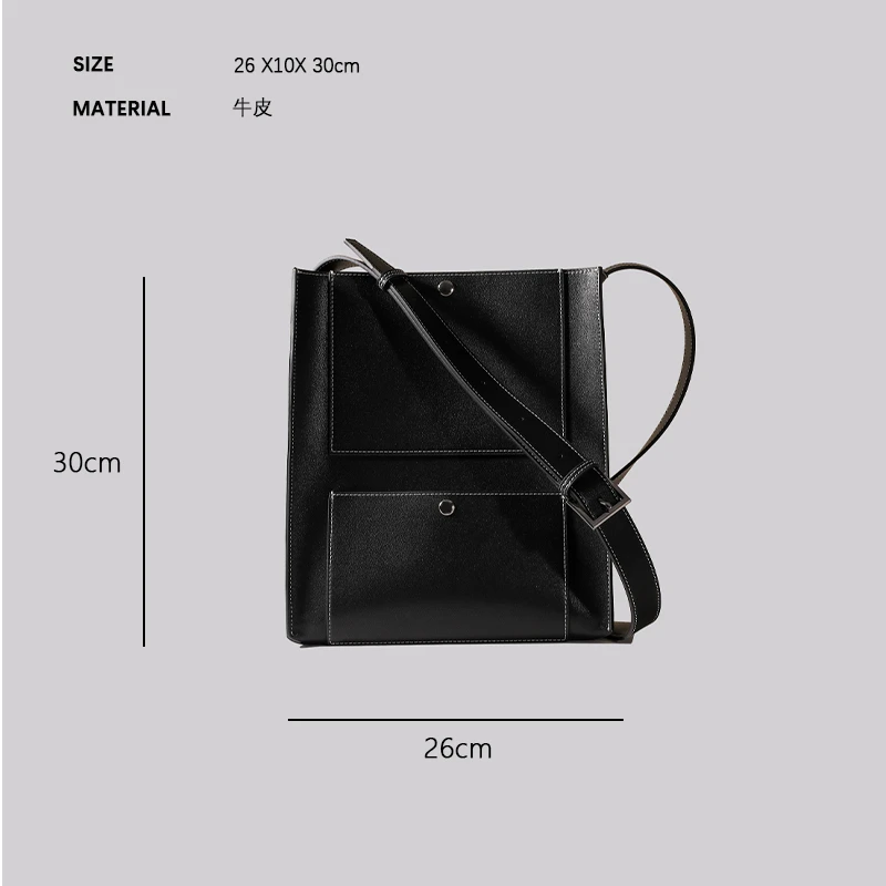 【云云甄选】SLBL-616-黑色-26*10*30轻奢时尚女士新款单肩斜挎包