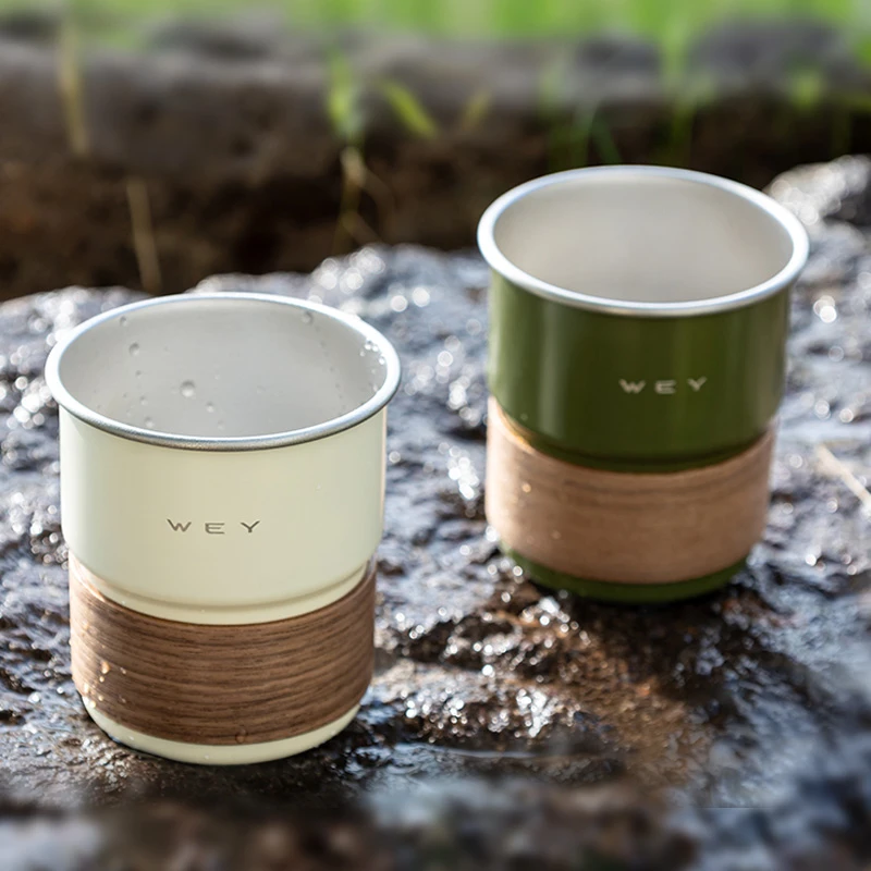 【魏牌】便携户外咖啡杯—白色