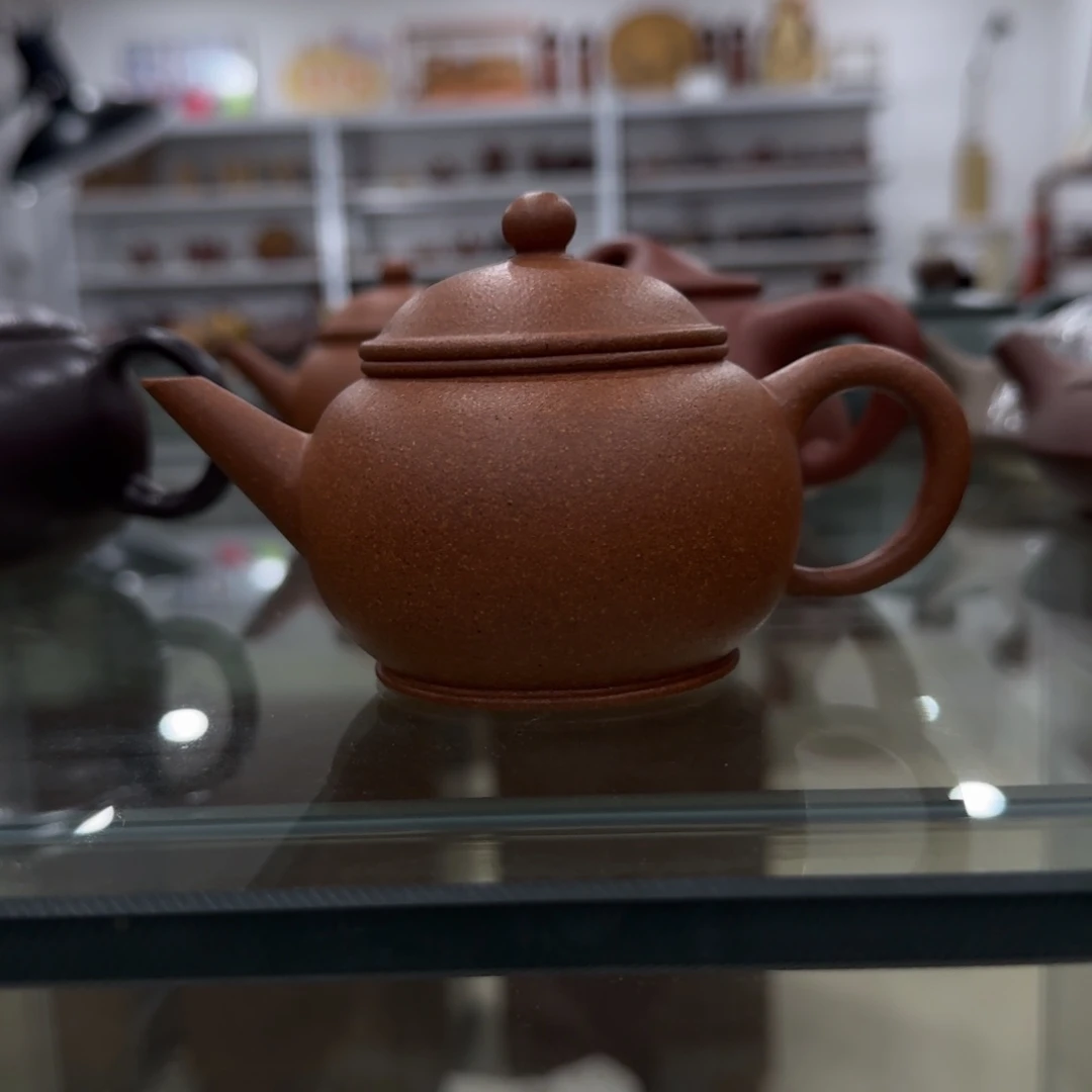 紫砂茶壶高**水宜兴紫砂 原矿正品
