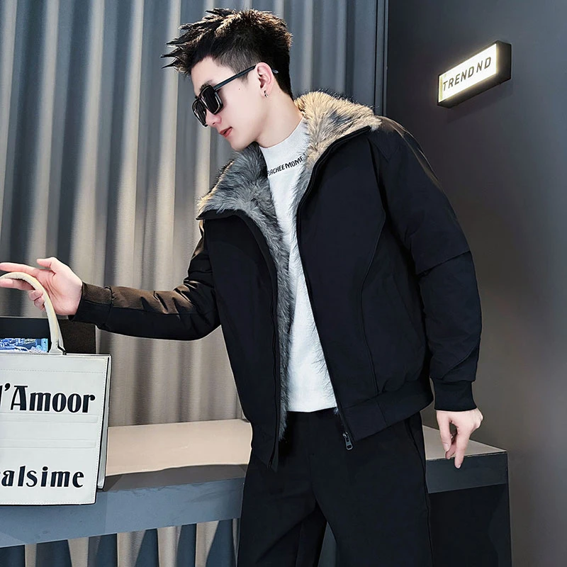 冬季男士加厚保暖棉衣外套2025新款座山雕棉服休闲袄子男装棉袄潮