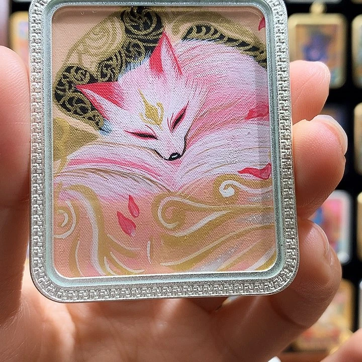 吊坠般若唐卡非遗传承