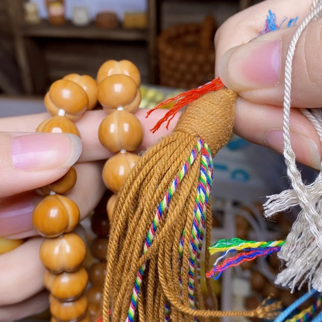 我***）吊坠猴头核桃十三十四尺寸柯基 流苏两个