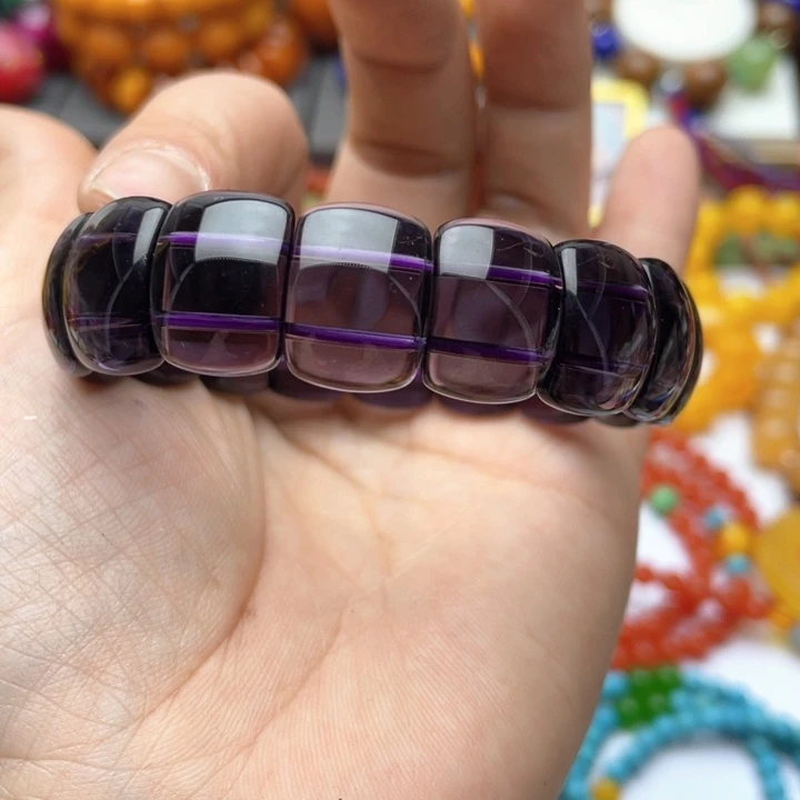 树脂制品71号紫色手牌