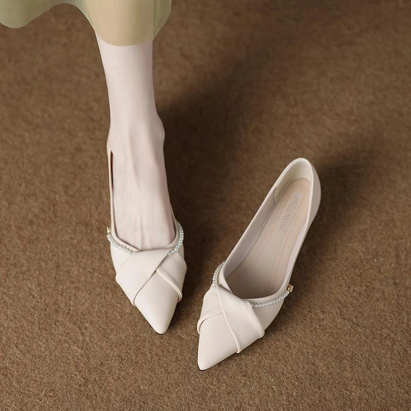 内增高平底鞋子女新款法式舒服不累脚玛丽珍女鞋浅口单鞋