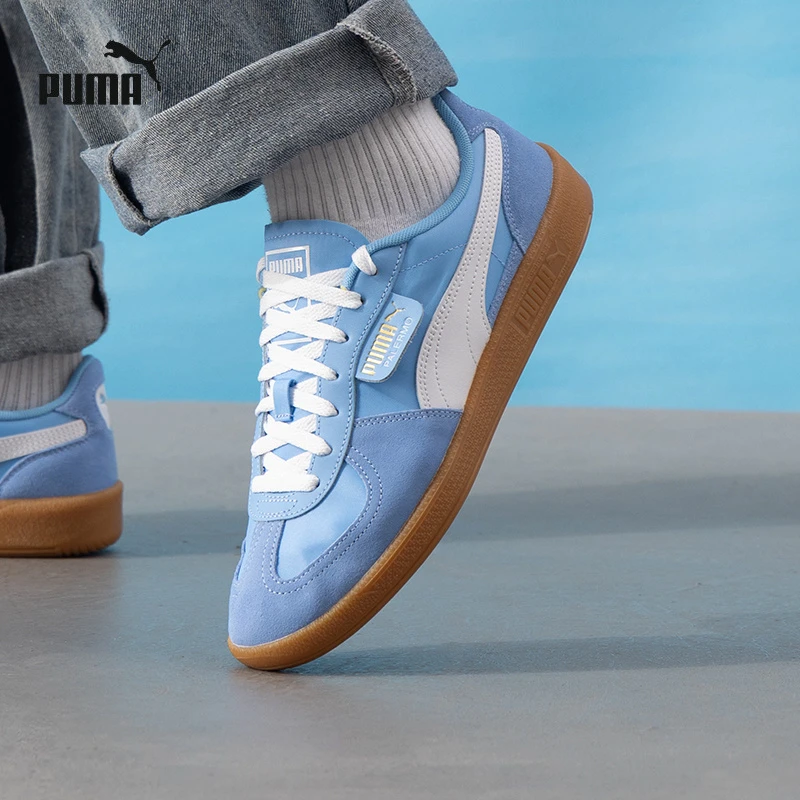 [流光风]彪马男鞋女鞋秋季新款轻便运动鞋蓝色撞色德训鞋复古板鞋