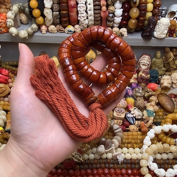 吊坠龙脊菩提牦牛骨眉心大肠手持