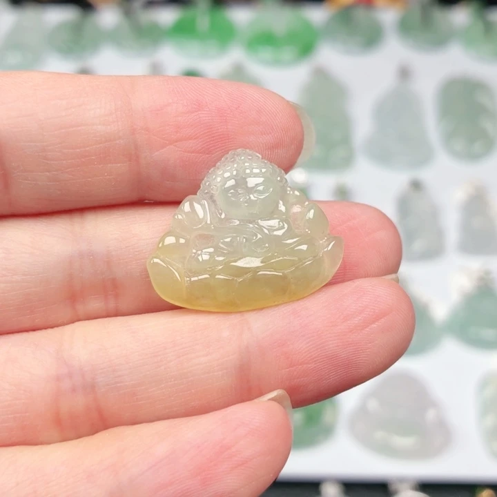 翡翠未镶嵌颈饰缅甸天然A货翡翠