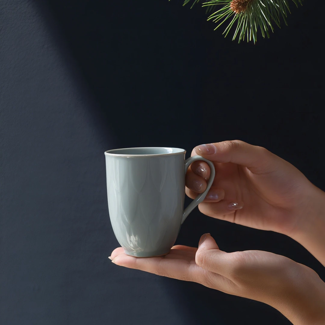 【造青·松鹤良辰】龙泉青瓷2025中秋限定礼盒茶器送礼咖啡杯水杯