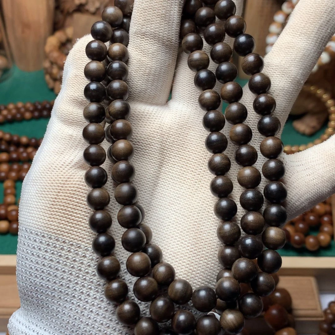 檀香木手串/手链老山檀香0.8阴沉沉水