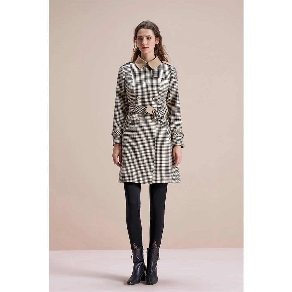 【粉丝专属】雅格上美 秋季女士风衣 A19QF32D32