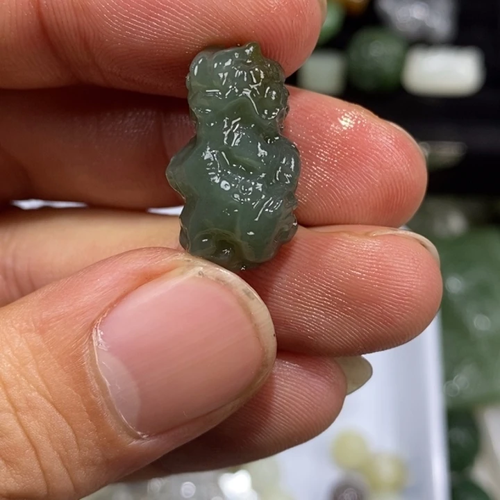 和田玉（糖玉）未镶嵌车挂