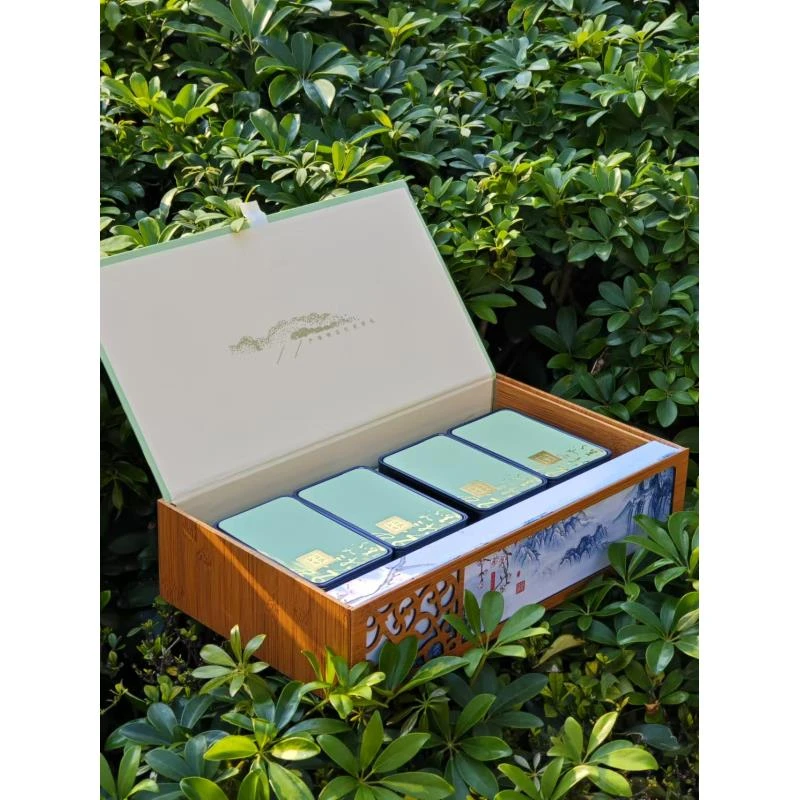 盛世河山碧螺春新茶茶叶绿茶高档礼盒装年货礼品送长辈伴手礼物