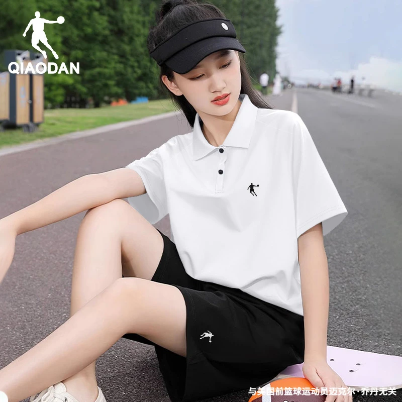 乔丹运动套装女夏季休闲运动短袖T恤女休闲短裤看球宽松短裤女款t