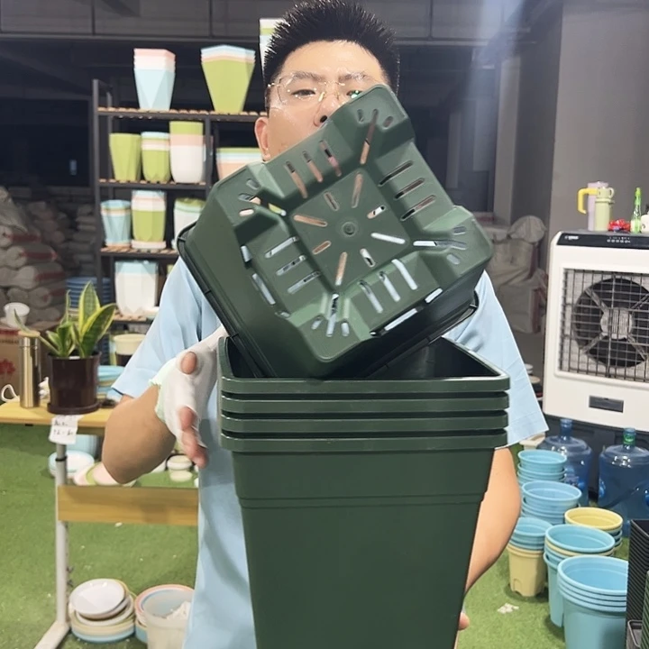 方盆口23高26军绿5只无托
