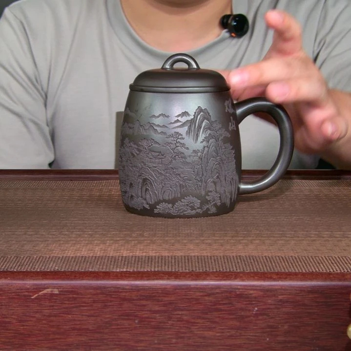 茶杯紫砂高货放漏