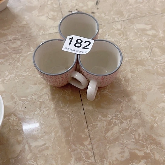钛合金陶瓷碗182三个杯子