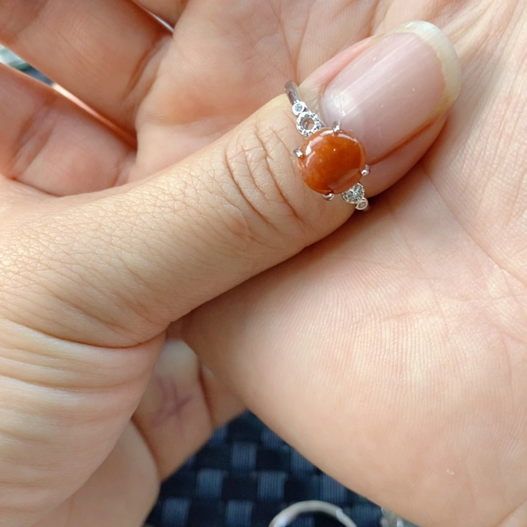 森***雾翡翠未镶嵌戒指缅甸