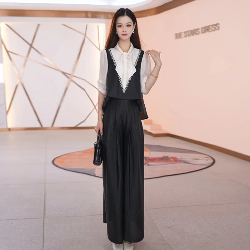 【两件套】早秋时尚女神修身洋气宽松气质休闲百搭显瘦减龄女装套