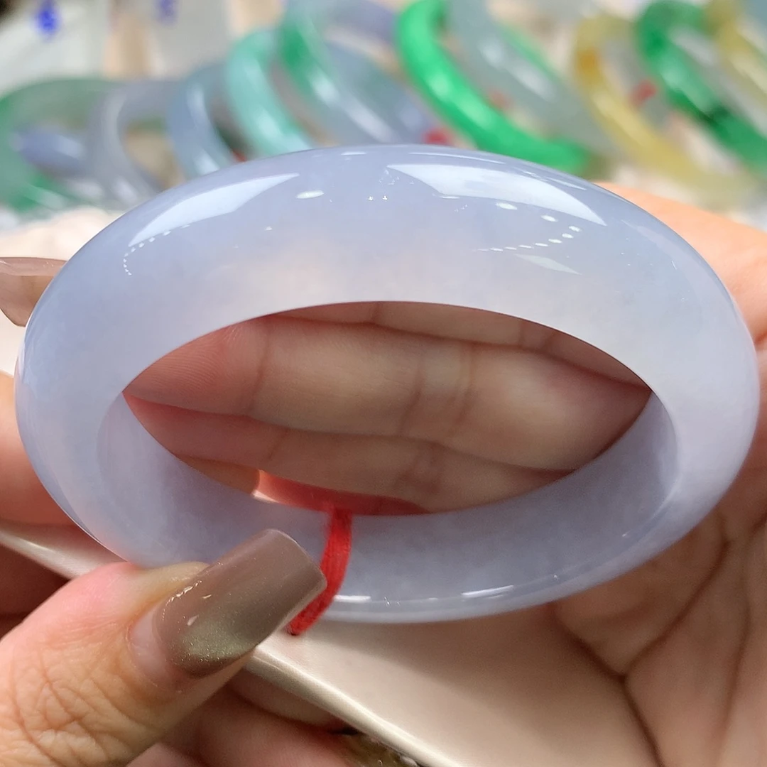 翡翠未镶嵌手镯54.2正圈