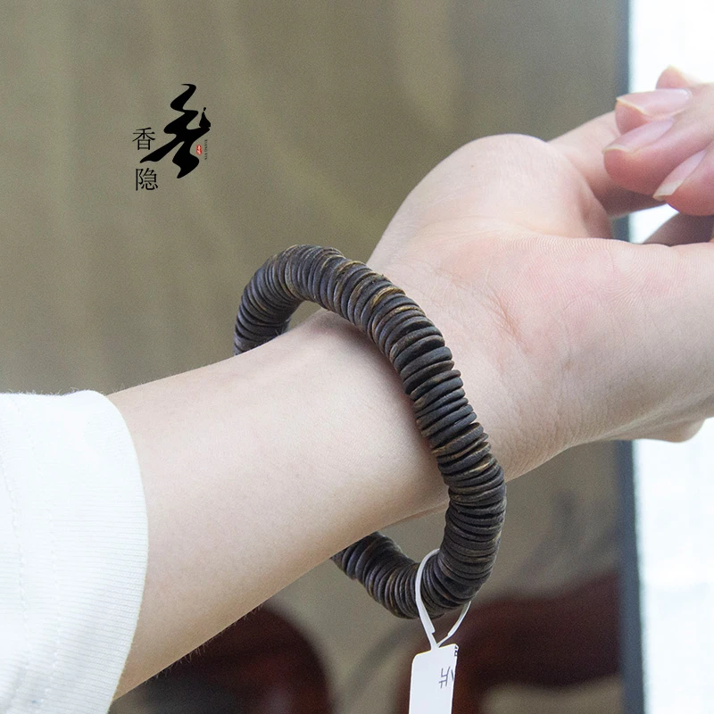 沉香棋楠沉香沉水片珠单圈12g【专属】