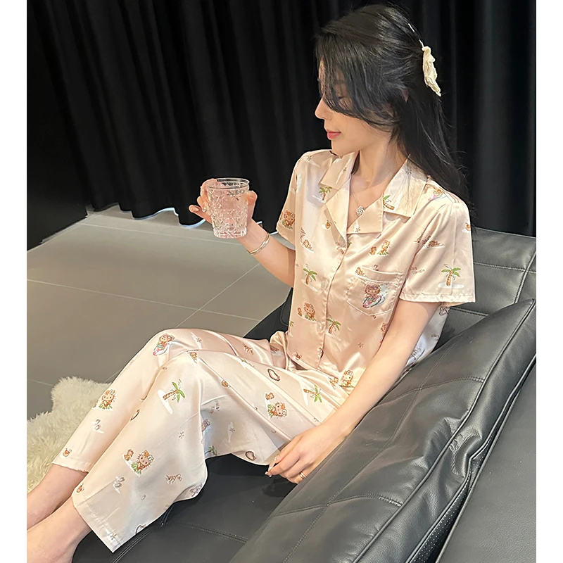 莫里伊【冲浪凯蒂猫】小众潮牌设计休闲可外穿睡衣家居服【礼盒款】