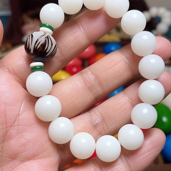 手串菩提根/象牙果白玉菩提根手串