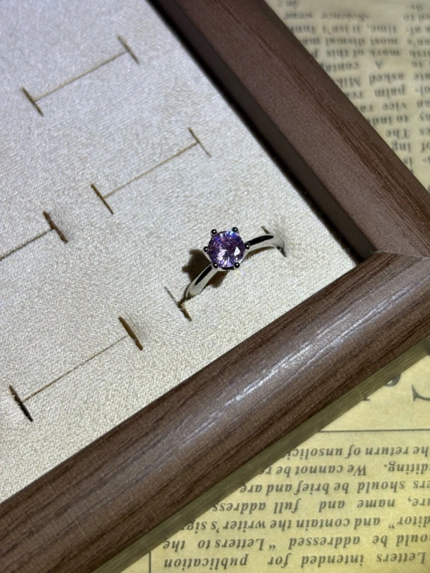 南非甄选粉色戒指k021