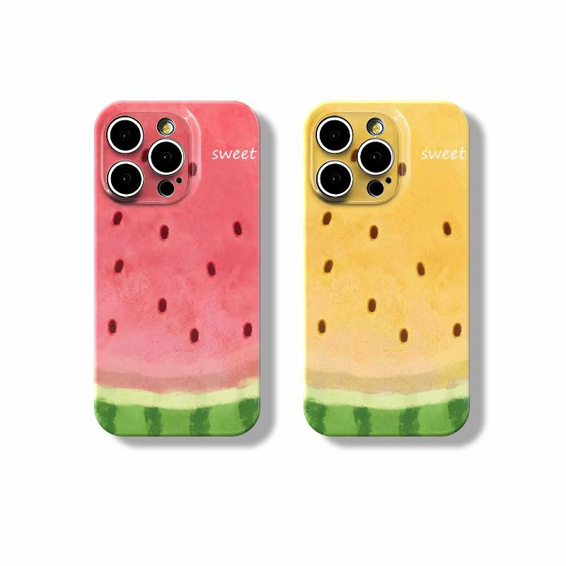 菲林全包夏日西瓜适用苹果16手机壳iphone15华为oppo小米vivo防43