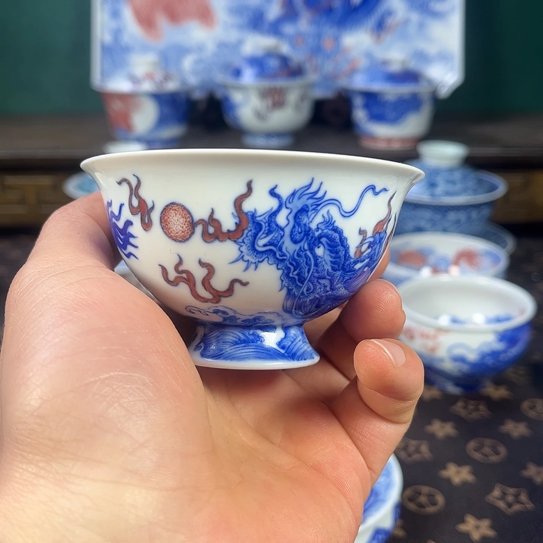 瓷片景德镇手工手绘