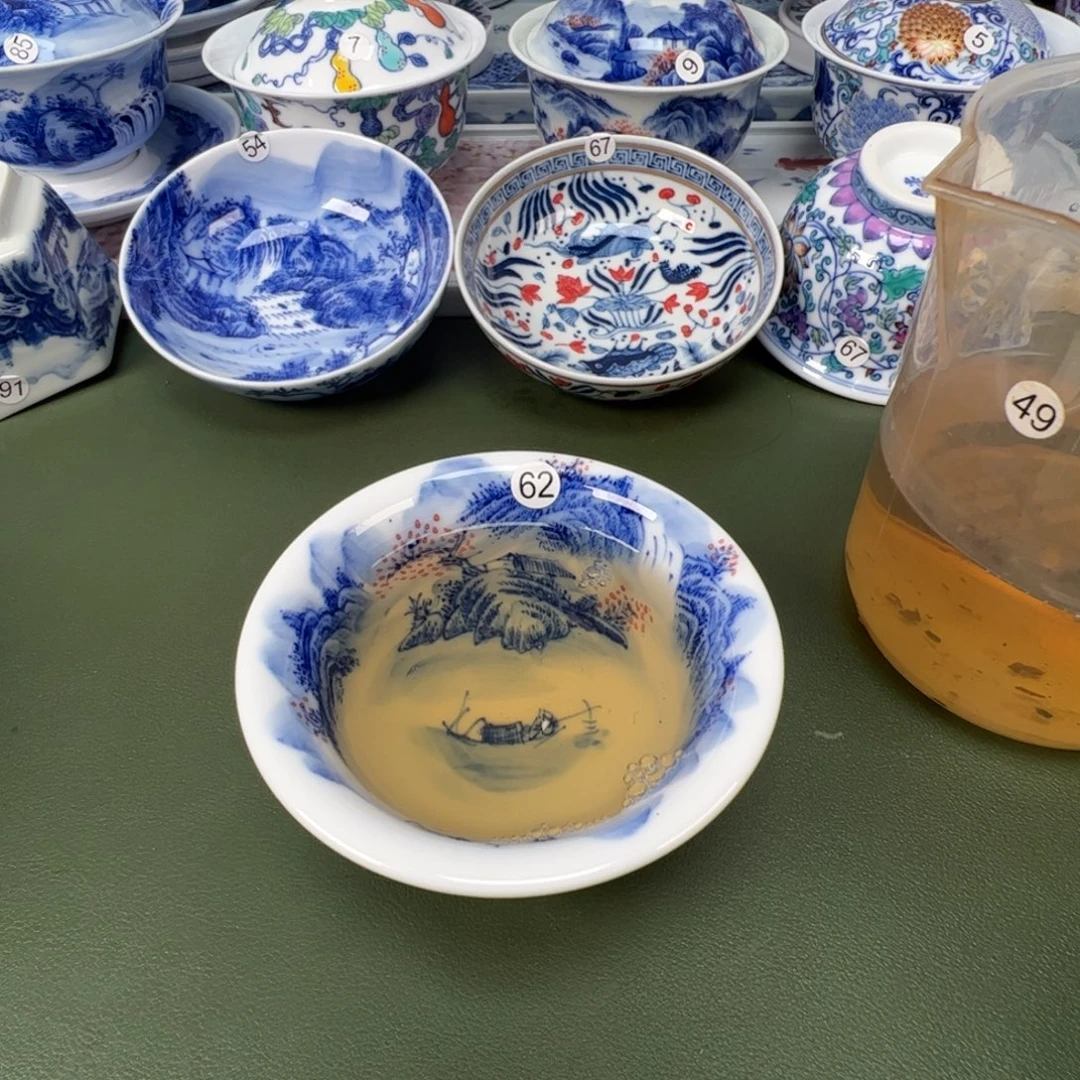 景德镇纯手工纯手绘茶具木木62