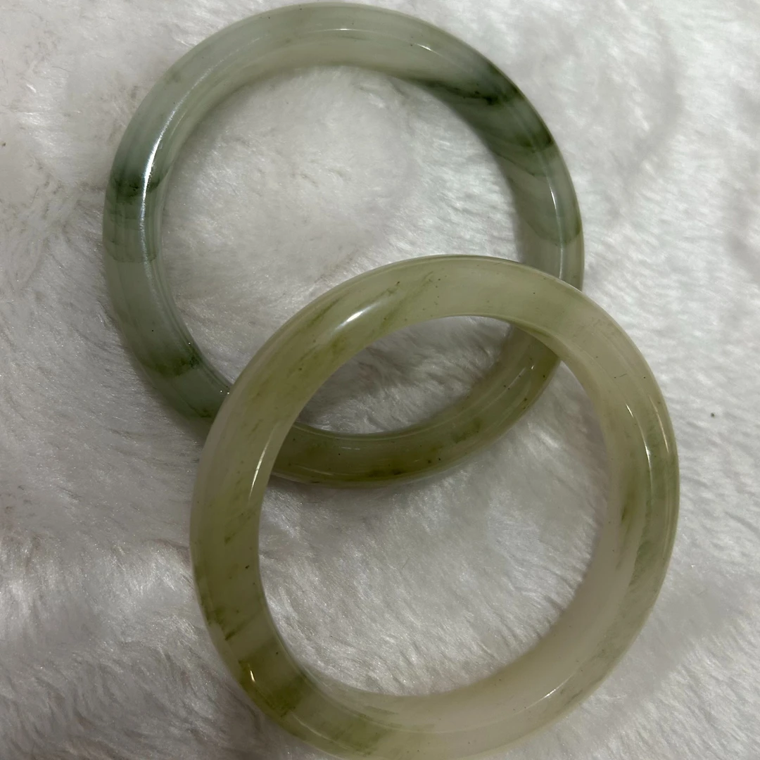 天山翠女士手镯冰透平安镯