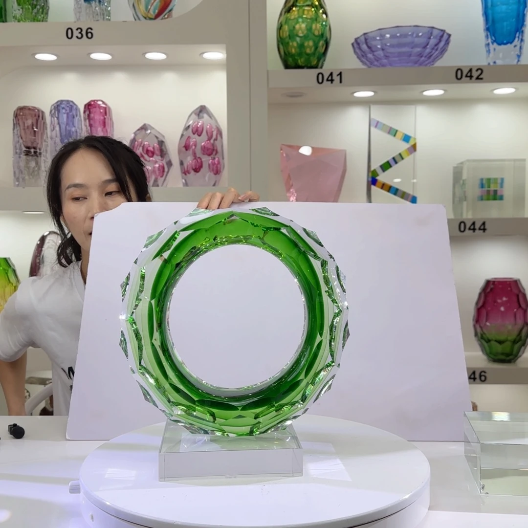 特***果翡翠绿大型光影之环